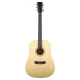 [Outlet] SX SD204GTBK Dreadnought Akustik Gitar (Parlak Natural)(ol 24-24096) 1