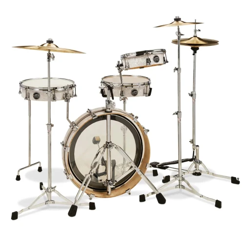 DW Drums Performance Serisi 4 Parça Low Pro Akusitk Davul (White Marine) 2