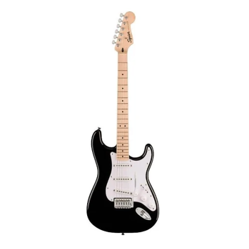 Squier Sonic Stratocaster Akçaağaç Klavye WPG Black Elektro Gitar 1