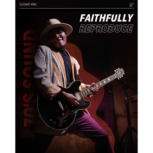 Donner DJP-1000 Semi-Hollow Elektro Gitar (Siyah) 7