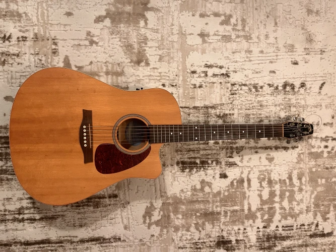 Seagull Entourage CW QI Elektro Akustik Gitar (Natural Spruce) 7