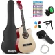 Donner Moukey All Basswood Children's Klasik Gitar Başlangıç Seti (Original Wood) 1