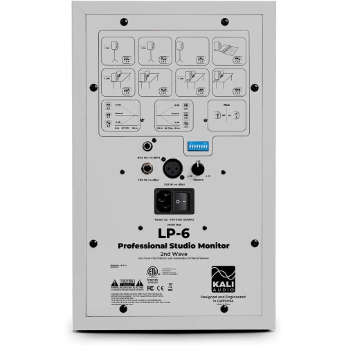 Kali Audio Lp-6 V2 6,5 ( 2nd Wave ) Stüdyo Monitörü (Beyaz) 3