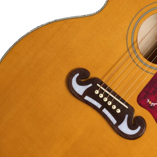 Epiphone J-200 Studio EC Elektro Akustik Gitar (Natural) 8