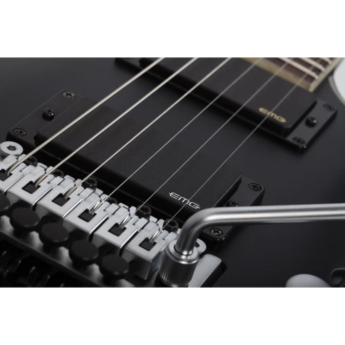 Schecter Damien Platinum 6 FR Elektro Gitar (Mat Siyah) 5