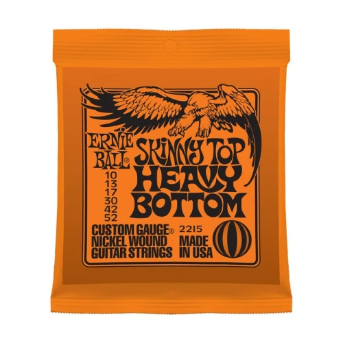 Ernie Ball P02215 Skinny Top Heavy Bottom Nickel 10-52  Elektro Gitar Teli 2