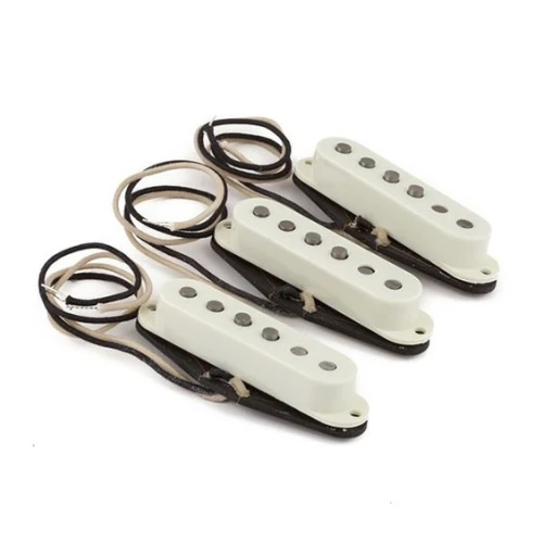 Fender Pure Vintage 59 Strat Set Vintage White 3 Manyetik 1