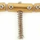 Fender American Vintage Telecaster Compensated Bridge Saddles Brass Köprü Yedek Parça 1