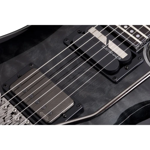 Schecter Hellraiser Hybrid C-1 FR S Elektro Gitar (Trans Black Burst) 5
