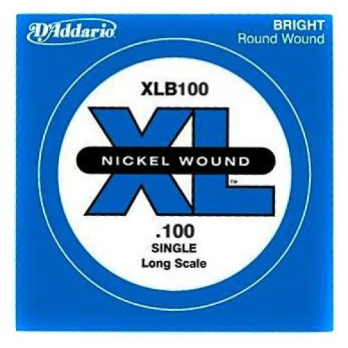 DADDARIO XLB100 BASS TEK TEL, E-(Mİ), XL NICKEL WOUND, 0.100 2