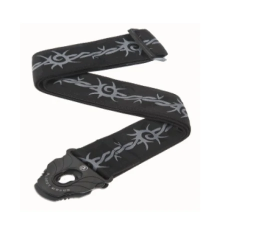 PLANETWAVES 50PLA04 GİTAR ASKISI 50MM LOCK-BARBED WIRE   Çİ 1