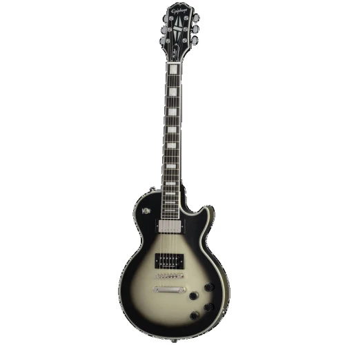 Epiphone Adam Jones Les Paul Custom Art Collection: Korin Faught’s “Sensation” Elektro Gitar (Antique Silverburst) 1