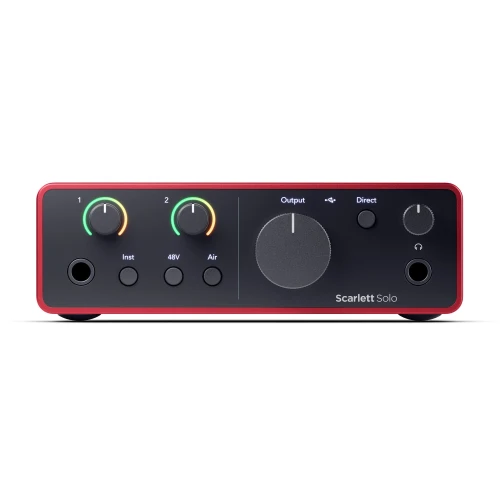 Focusrite Scarlett Solo Gen 4 Ses Kartı 1