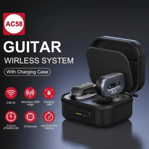 Xvive XV-AC58 5.8GHZ Şarj Edilebilir Kablosuz Gitar Bağlantı Sistemi 2