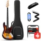 Donner DJB-510D JB-Style Bas Gitar (Sunburst) 1