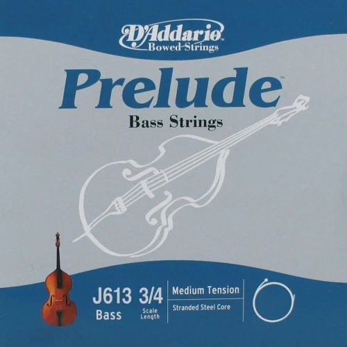 DADDARIO J613 KONTRABAS TEK TEL, 3/4, PRELUDE, A-(LA),  MEDIUM 2
