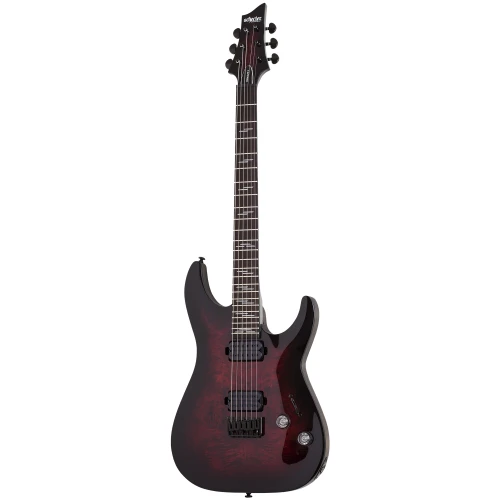 Schecter Omen Elite-6 Elektro Gitar (Black Cherry Burst) 1