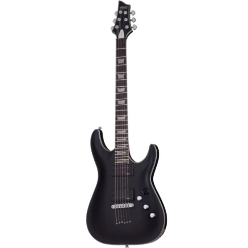 Schecter C-1 Platinum Elektro Gitar (See-Thru Siyah Saten) 1