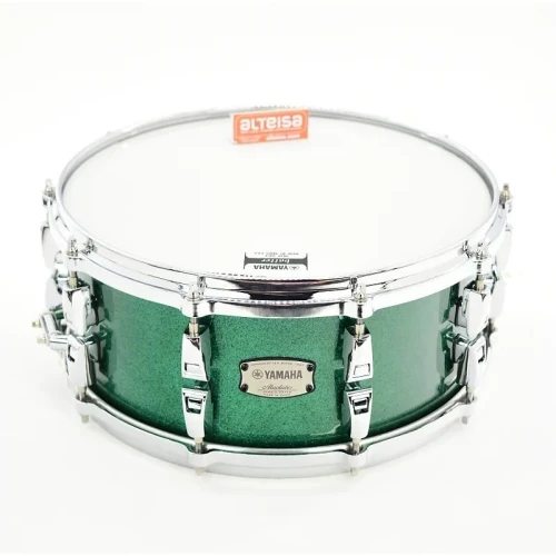 Yamaha Absolute Akçaağaç Hybrid 14"x6" Trampet (Jade Green Sparkle) 1
