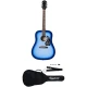 Epiphone Starling Akustik Gitar Başlangıç Paketi (Starlight Blue) 1