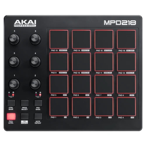 AKAI MPD218 USB Drum Pad Kontrol Cihazı 4