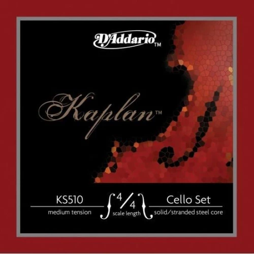 Daddario KS510 4/4M Cello Tel Seti, Kaplan, Medium 3