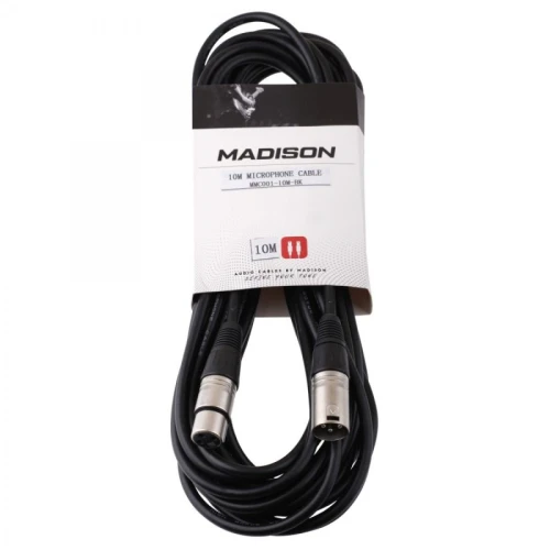 Madison Mikrofon Kablosu 10 Metre- SİYAH 3