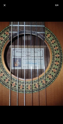 SIFIR,SATILIK MANUEL RODRIGUEZ C1 CEDAR Klasik ispanyol Gitarı 2
