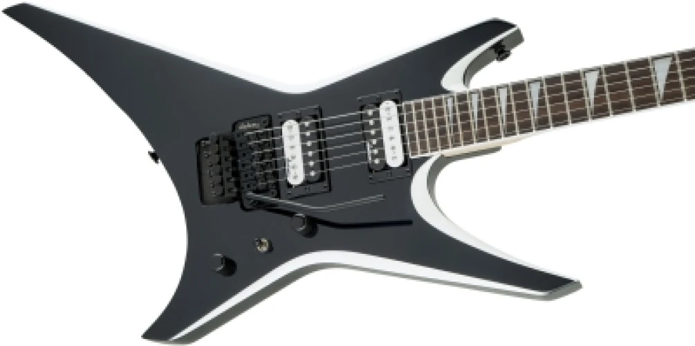 Jackson JS Warrior JS32 Amaranth Klavye Black with White Bevels Elektro Gitar 3