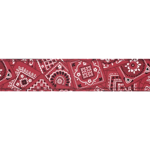 Planetwaves 50G02 Gitar Askısı, 50mm, Kırmızı Bandana 3