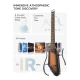 Donner Hush-I Pro Elektro Akustik Gitar (Sunburst) 7