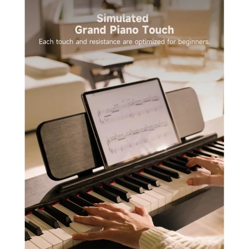 Donner Oura S100 Dijital Piyano (Black Oak Grain) 4