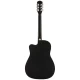 Fender FA-25CE Dreadnought Ceviz Klavye Siyah Elektro Akustik Gitar 2