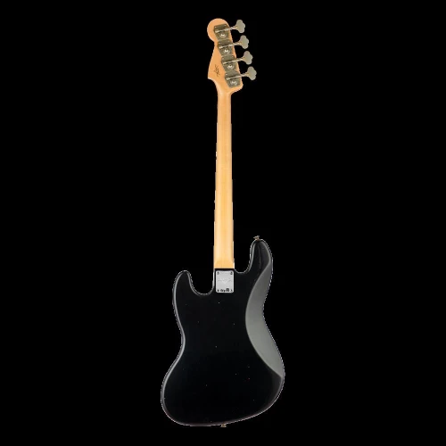 Fender Custom Shop 1968 Jazz Bass Journeyman Relic Aged Black Bas Gitar 2