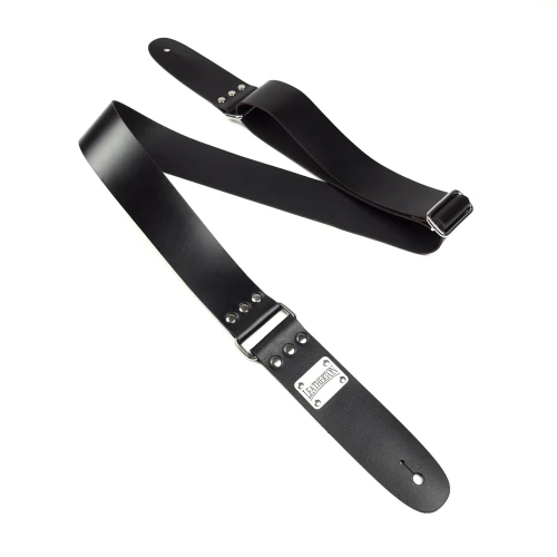 Leatherton LT Lineage Hakiki Deri Gitar Askısı (Siyah) 1