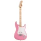 Squier Sonic Stratocaster Hard Tail H Akçaağaç Klavye WPG Flash Pink Elektro Gitar 1