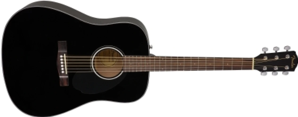 Fender CD-60S Dreadnought Black Akustik Gitar 2