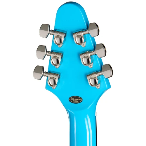 Epiphone Inspired by Gibson Flying V '70s Elektro Gitar (Maui Blue) 6
