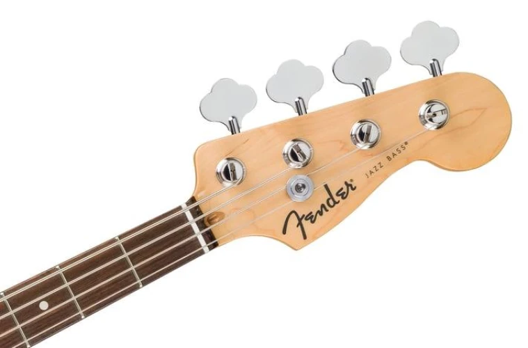 Fender Standard Jazz Bass Laurel Klavye Olympic White Bas Gitar 3