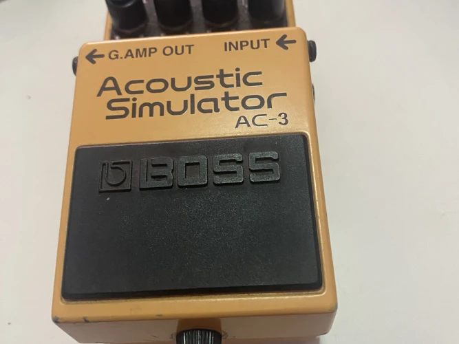 boss ds1  distortion. boss acoustic smilatör ac3 5