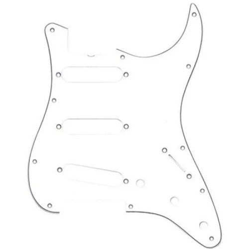 Fender Stratocaster S/S/S 11-Hole Vintage Mount with Truss Rod Notch White 3-Ply Pickguard 1