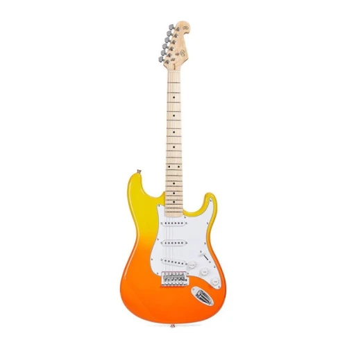 SX SEM1 Elektro Gitar (Burning Fire) 1