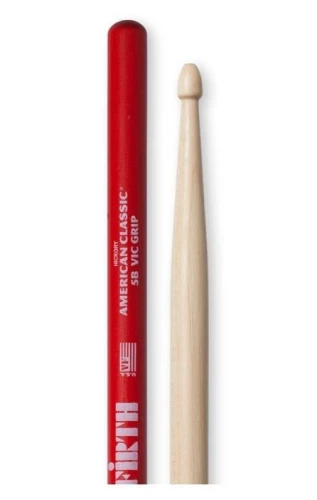 BAGET(ÇİFT) VIC 5B GRIP, HICKORY, 0.595"x16", MEDI 2