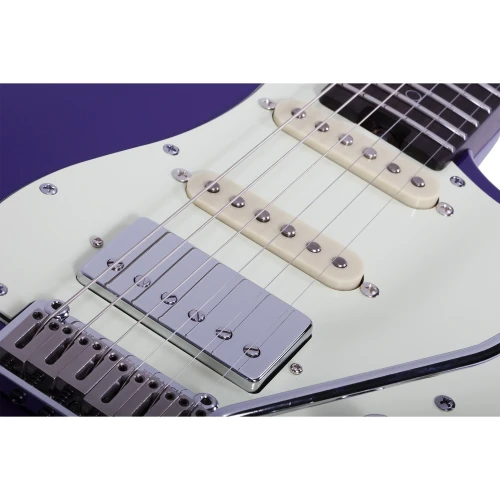 Schecter Nick Johnston Traditional HSS 10th Anniversary Elektro Gitar (Atomic Violet) 3