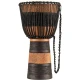 Meinl ADJ3-L+BAG African Style Rope Tuned Series Large 12" Djembe (Brown/Black) 3