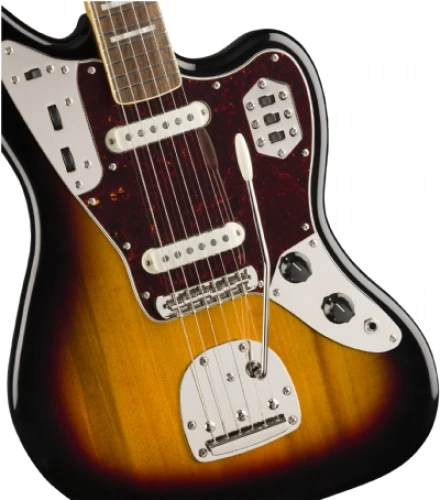 Squier Classic Vibe 70s Jaguar Laurel Klavye 3-Color Sunburst Elektro Gitar 4