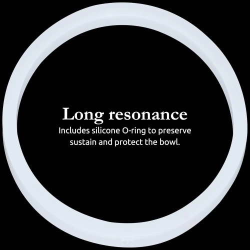 Meinl Sonic Energy 10" Marble Crystal Singing Bowl (B4, Purple, 432 Hz, Crown Chakra) 3