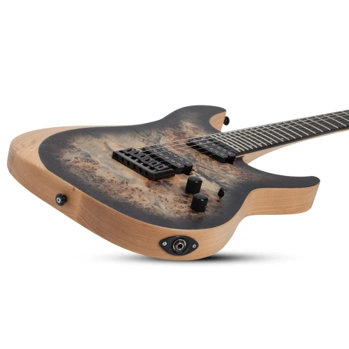 Schecter Reaper-6 Elektro Gitar (Satin Charcoal Burst) 6