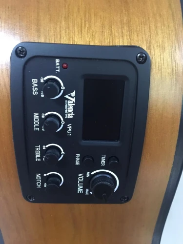 ELEKTRO KLASİK GİTAR, CUTAWAY, 4/4, NATUREL MAT, 6