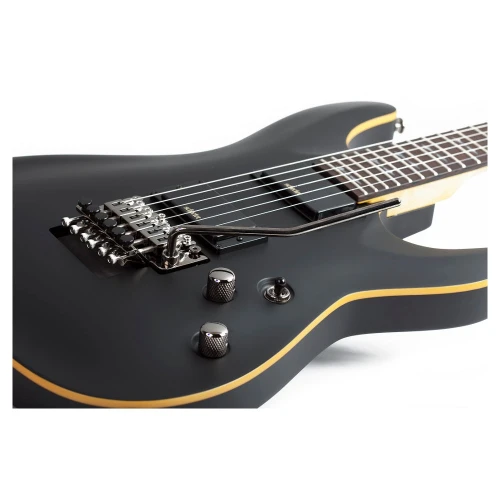 Schecter Demon-6 FR SBK Elektro Gitar (Aged Black Satin) 3